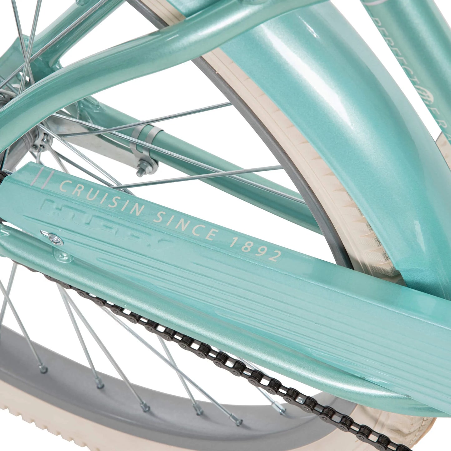 26 In. Nel Lusso Women'S Classic Beach Cruiser Bike, Ages 13+ Years, Mint Green