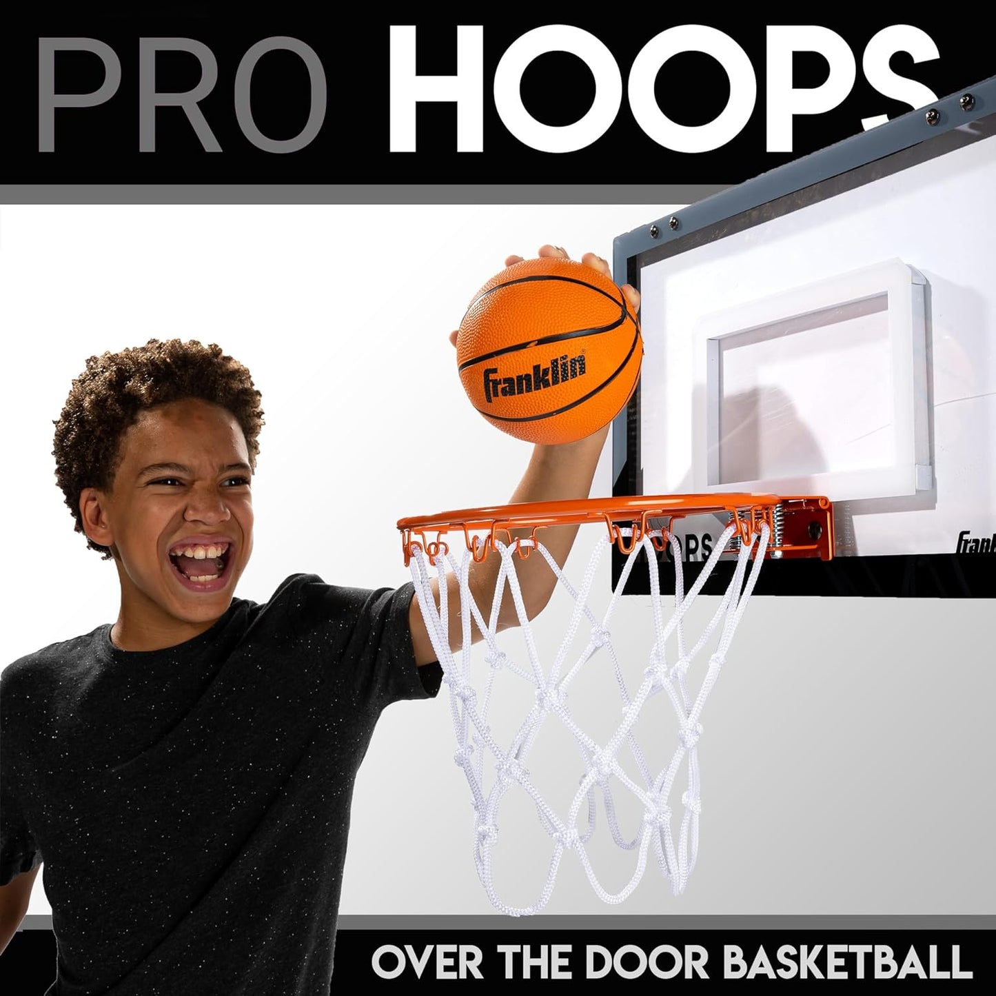 Mini Basketball Hoops - Kids Indoor over the Door Mini Hoop + Basketball Sets - Perfect Game Accessory for Bedroom + Office