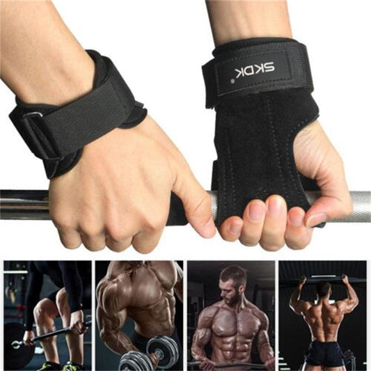 SKDK Fitness Gloves Protective Hand Gear Anti-Slip Wear-Resistant Wrist Protection Hard Pull Grip Strength Ehanced for Outdoors Gym Workout